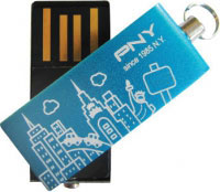 Pny 4GB Micro Attache (FDU4GBCITYBLU-EF)